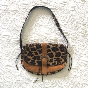 Casadei Leopard Shoulder Bag